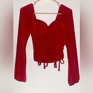 Women’s Ruched long sleeve shirt